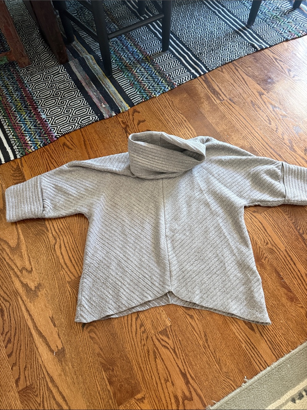 Habitat Light Gray Cowl Neck Sweater